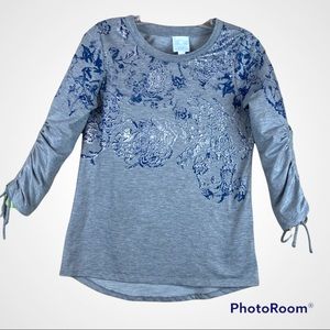 Sunday Graphic Print Top Size XS